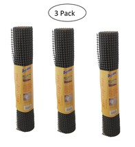 3 Pack Anti-Slip Grip Liner Mat Non Skid - Shelf and Drawer Liner 18&quot;x47... - $14.84