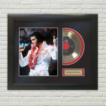 Elvis Blue Suede Shoes Legends of Music Gold Display - $148.45