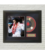 Elvis Blue Suede Shoes Legends of Music Gold Display - $201.64 CAD