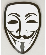 V for Vendetta Guy Fawks Mask Promo DC Comics Sticker - £6.18 GBP