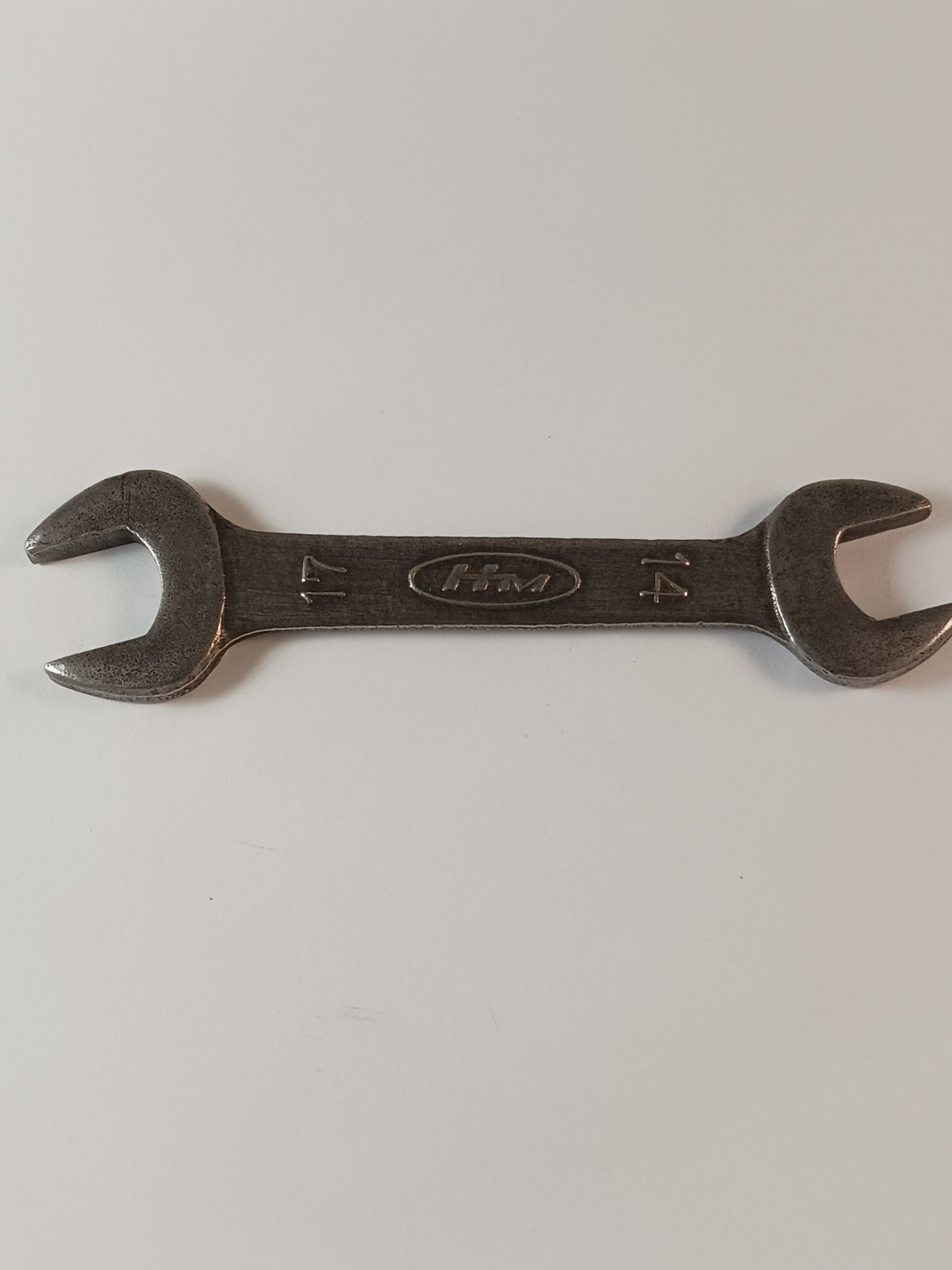 Vintage, HM 17 x 14 Metric Open End Combination Wrench, RK, Length 5 1/4... - $5.00