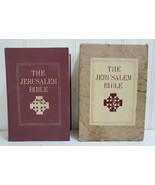 1966 THE JERUSALEM BIBLE w/ Slipcase Red Hardcover Doubleday Edition JRR... - £56.29 GBP