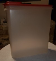 Tupperware Cereal Keeper Sheer Container 1588-1 1588-4 Pink Red - $13.54