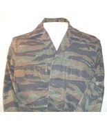 Poly-cotton BDU-style &quot;tigerstripe&quot; camouflage coat Medium Regular; Fron... - $50.00