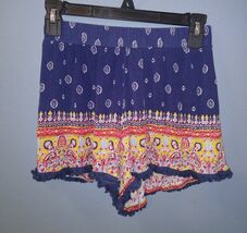 Xhilaration Floral Elastic Waist Shorts (size small) Multicolor - $3.04