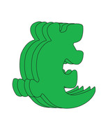 Creative Shapes Etc 4.5 x 4 in. Small Single Color Creative Cut-Out Geck... - $494.76 MXN