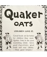 Quaker Oats Cereal 1894 Advertisement Victorian Everybody&#39;s Breakfast AD... - $27.45 CAD