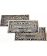 1941 Philippines National Bank - Cebu 1 peso Notes, Lot of 3 P-S215 - $65.78 CAD