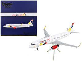 Airbus A320 Commercial Aircraft &quot;Viva Air&quot; White with Tail Graphics &quot;Gemini 200&quot; - £92.98 GBP