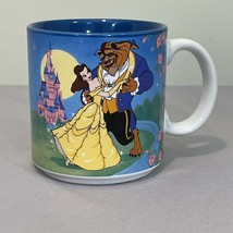 Disney Beauty and the Beast Coffee Mug Tea Cup Made In Japan Retro Vintage 90s - £12.03 GBP