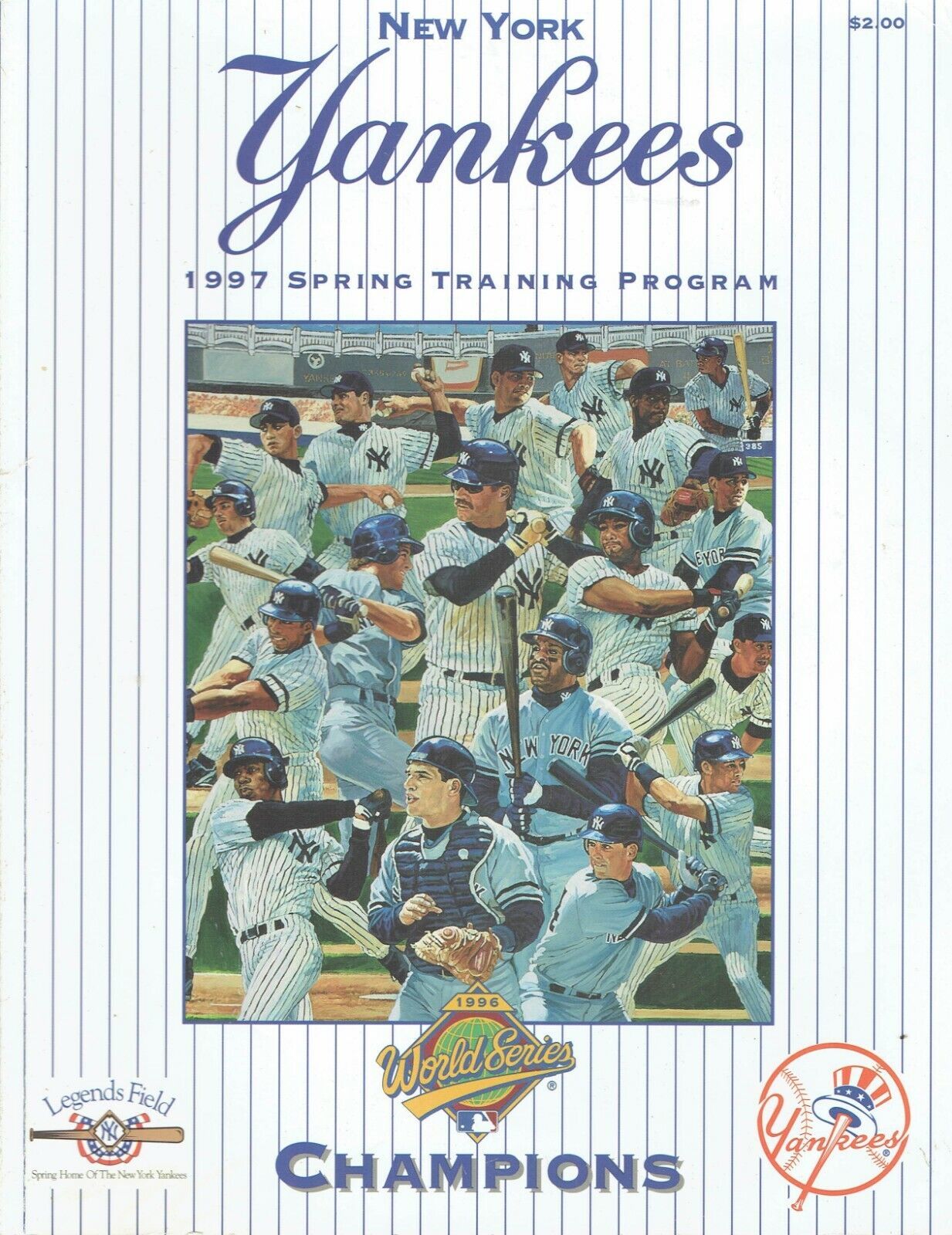 1997 New York Yankees Spring Training Magazine Program - $15.15