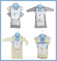 Baby Gift Set Newborn T-Shirt Onzies Bodysuit Tank Top Gown Bib Cap Booties Hat - £17.21 GBP+