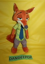 Zootopia Disney Fox Nick Wilde Battery Operated Talking Stuffed Animal  - £14.00 GBP