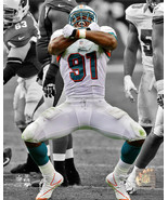 NFL Football Cameron Wake Miami Dolphins Photo Picture Print #1292 - £13.77 GBP+