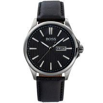 Hugo Boss Men&#39;s The James Black Dial Watch - 1513464 - £116.68 GBP