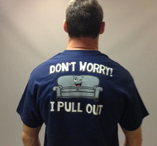 Don&#39;t Worry I Pull Out Funny Offensive Adult Biker T-Shirt S-2XL - 10 Colors - £18.94 GBP+
