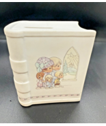 VINTAGE 1987 Precious Moments Piggy Bank Book Religious/Cross Porcelain ... - $383.89 MXN