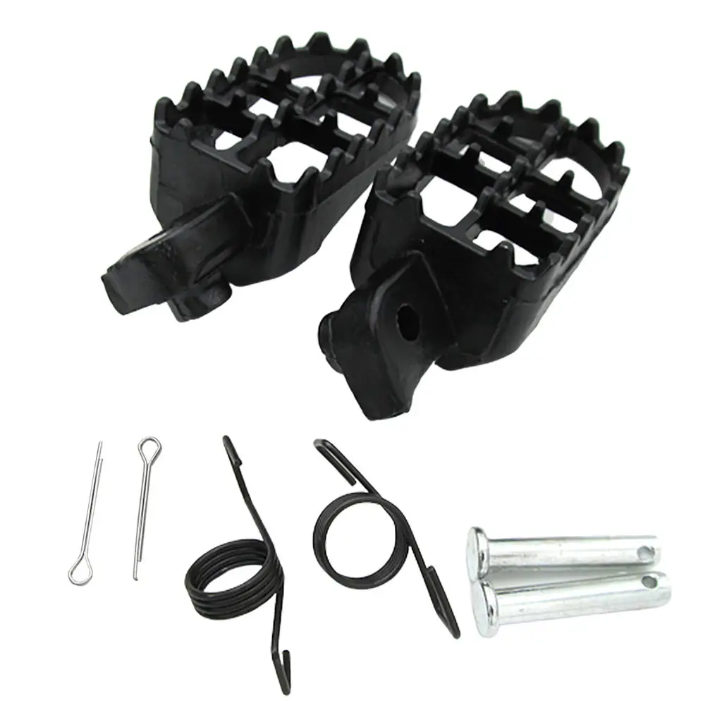 2pcs foot pegs footrests l r for yamaha pw 50 80 tw200 pw50 pw80 50 70 thumb200