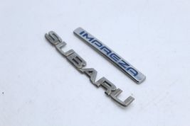 2005 SUBARU IMPREZA SUBARU IMPREZA REAR TRUNK EMBLEM LETTERS U0394 image 9