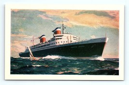 Postcard SS United States Luxury Ocean Liner Passenger Cruise Ship, Richkrome - £4.73 GBP