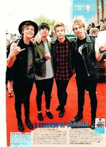 5 Seconds of Summer One Direction teen magazine pinup clipping Japan - $3.50