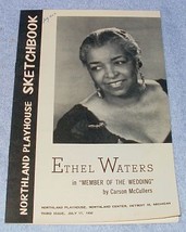 Northland Playhouse Sketchbook Ethel Waters Member of the Wedding 1956 - £10.19 GBP