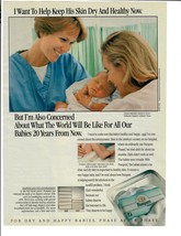 1993 Pampers Magazine Print Ad For Dry Happy Babies Disposable Diapers - $14.45