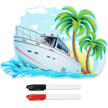 3 Pcs Large Summer Car Magnets Cruise Door Magnets Palm Tree Cruise Door Decorat - £14.15 GBP