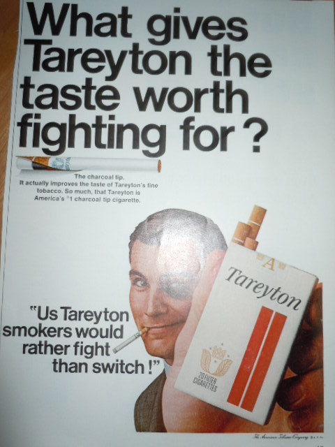 Tareyton the Taste Worth Fighting For Print Magazine Ad 1969 - $3.99