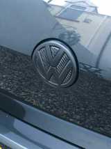 VW Golf MK5 MK6 MK7 R Polo 6C GTD 3D black Carbon Fiber Rear Badge Inser... - £12.53 GBP