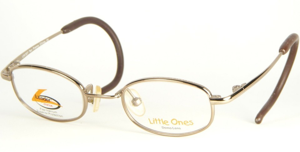 NEW Hilco Leader Max LM 307 Tan EYEGLASSES GLASSES METAL FRAME Kids 38-1... - $19.80