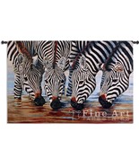 34x52 ZEBRA Africa Wildlife Tapestry Wall Hanging  - £124.04 GBP
