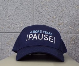 Clearance! Joe Biden 4 More Years (Pause) Funny Adjustable Ball Cap Hat New - £10.60 GBP