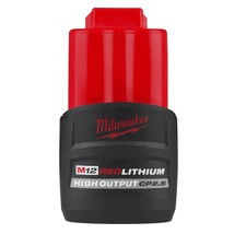 Milwaukee M12 Redlithium High Output Cp2.5 Battery Pack - £115.75 GBP
