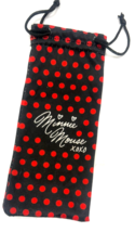 Disney Minnie Mouse Polka Dot Signature Eyeglass Fabric Drawstring Case - €4,24 EUR