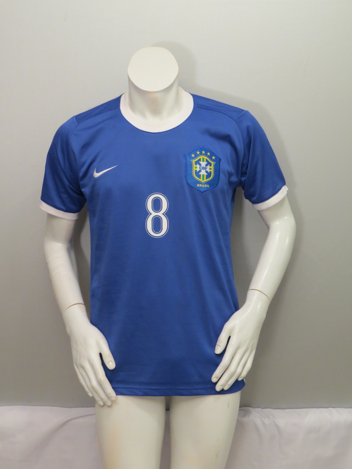 Team Brazil World Cup Jersey 2006 - Kaka # 8 Away Blue by Nike