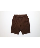 Vintage 70s Streetwear Womens Size 16 Distressed Knit Bermuda Shorts Bro... - €42,89 EUR