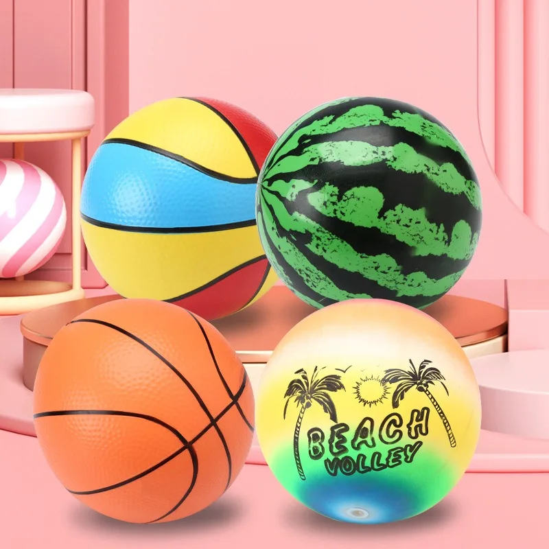 1Pc Creative Inflatable Ball Simulation Watermelon Rubber Ball Beach Pool Play - £9.39 GBP