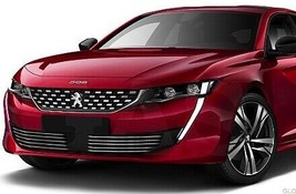 PEUGEOT 508 II - Chrome Grill Trims - Radiator Bar Accents Decoration - £27.51 GBP