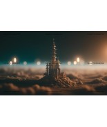 Surreal Art Castle, Digital Art, Digital Download, Wallpaper, Printable - €1,10 EUR
