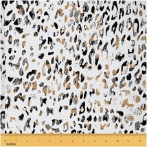 Safari Chic: Exotic Animal Print Fabric for Upholstery, Qui - £52.74 GBP