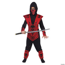 Ninja costume medium red black - $846.11 MXN