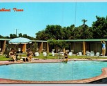 Piscina Sands Motel Dalhart Texas Tx Unp Non Usato Cromo Cartolina C16 - $7.12