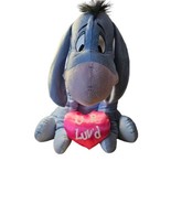 Disney Eeyore LARGE 22&quot; Plush Stuffed &quot;U R Luv&#39;d&quot; - $62.54 CAD