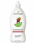 ATTITUDE Dish Detergent, Plant-Based, Hypoallergenic, Eco-Friendly, 23.7... - $16.96