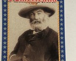 Walt Whitman Americana Trading Card Starline #81 - $1.97