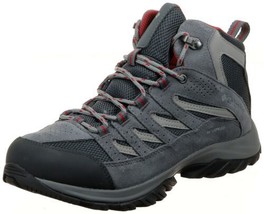 Columbia Womens Crestwood Mid WP Boot Hiking Graphite/Daredevil BK5371-056 - $53.46
