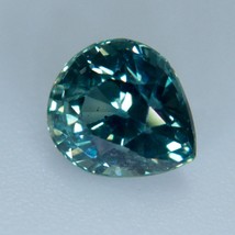 Natural Teal Sapphire | Pear Cut | 1.09 Carat | 6.32x5.52 mm | Teal Green Sapphi - £575.53 GBP