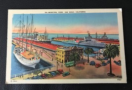 1940&#39;s Postcard - San Diego Port - $3.75