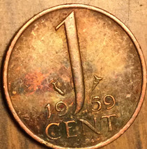 1959 Netherlands 1 Cent Coin - £1.31 GBP